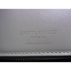 Saint Laurent Bifold Wallet JOAN Ivory Leather Round Zipper — view 2