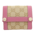 Gucci GG Bifold Wallet Canvas Leather
