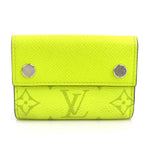 Louis Vuitton Trifold Wallet Taiga Llama Discovery Compact
