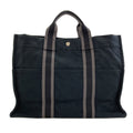 Hermes Sac Fourre Tout MM Silver Handbag Canvas