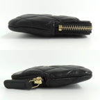 Chanel Classic Zip Coin Purse Ap2061 Black Lambskin Gdhardware — view 4