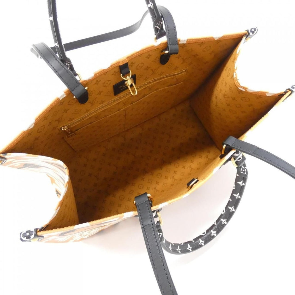 Louis Vuitton LV Crafty On The Go GM Bag Creme Caramel — view 5