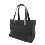 Chanel New Travel Line PM Black Gold Nylon Leather Tote Bag — view 2