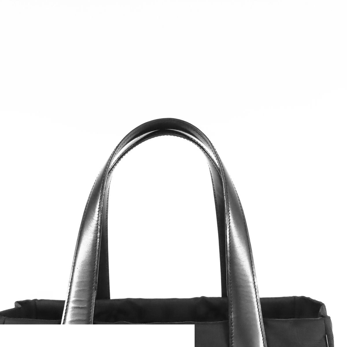 Chanel New Travel Line PM Black Gold Nylon Leather Tote Bag — view 4