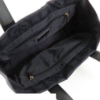 Chanel New Travel Line PM Black Gold Nylon Leather Tote Bag — view 5