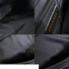 Chanel New Travel Line PM Black Gold Nylon Leather Tote Bag — view 8