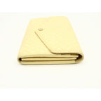 Louis Vuitton Wallet Portefeuille Sarah NM Jaune Nano Monogram Gold — view 4