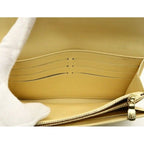 Louis Vuitton Wallet Portefeuille Sarah NM Jaune Nano Monogram Gold — view 7