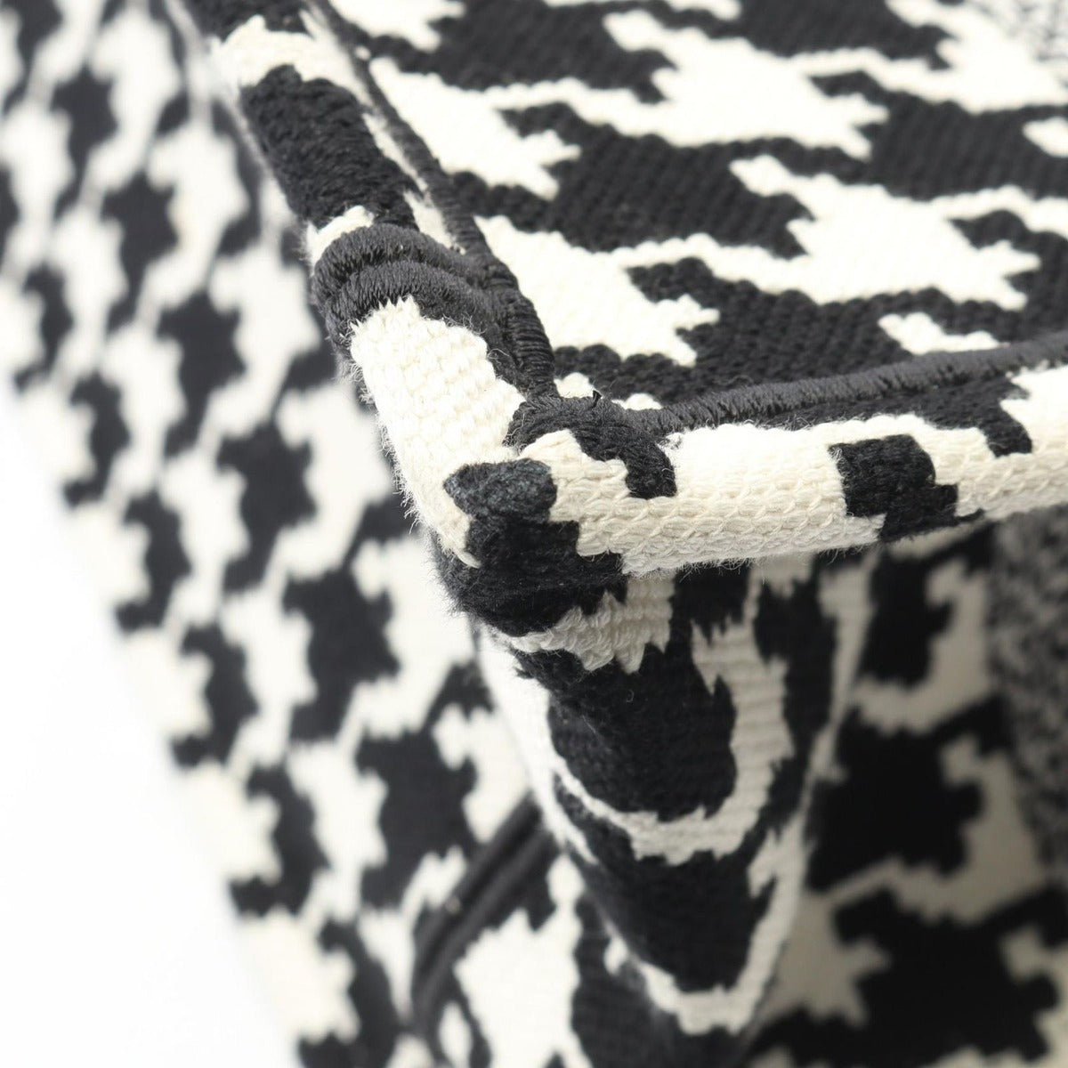Dior Tote Book Small Black White Canvas — view 6
