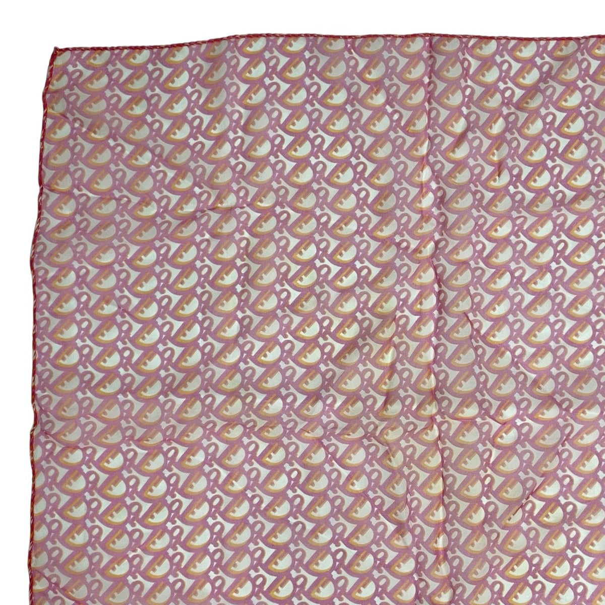 Dior Scarf Silk Trotter Pattern All Over Pink — view 2