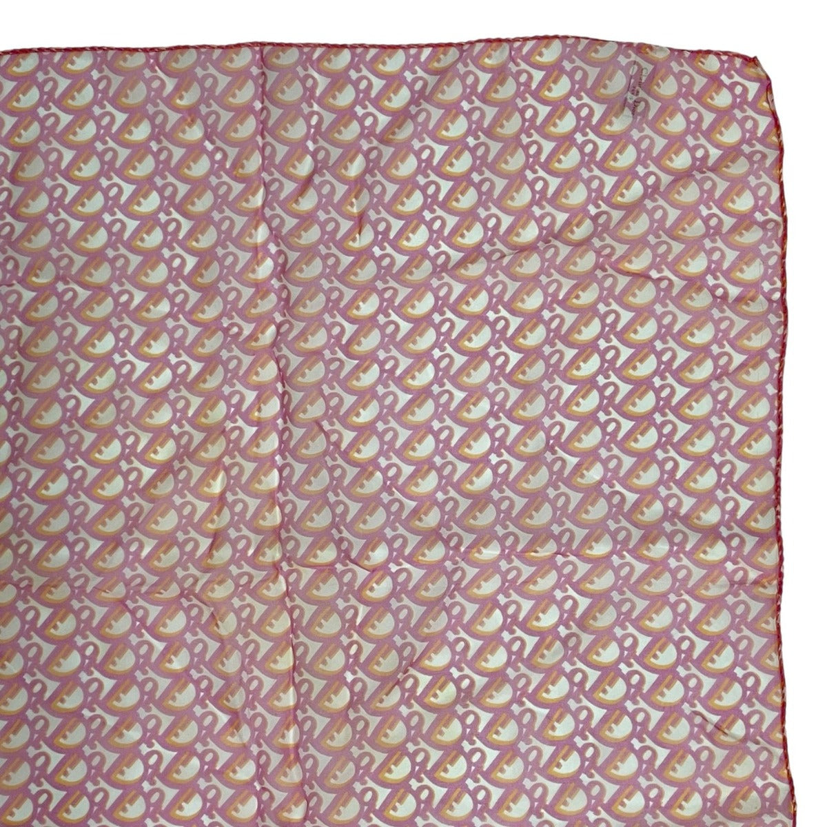 Dior Scarf Silk Trotter Pattern All Over Pink — view 3