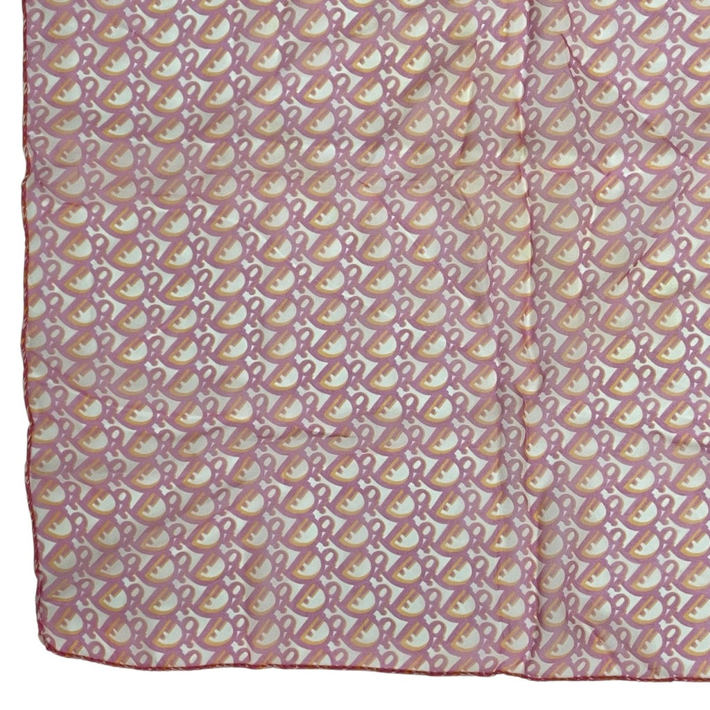 Dior Scarf Silk Trotter Pattern All Over Pink — view 5