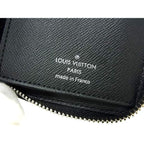 Louis Vuitton Wallet Zippy Vertical Noir Black Taiga — view 2