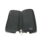 Louis Vuitton Wallet Zippy Vertical Noir Black Taiga — view 4