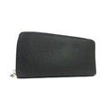 Louis Vuitton Wallet Zippy Vertical Noir Black Taiga