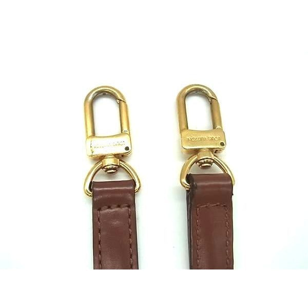 Louis Vuitton Leather Shoulder Strap For Bag Crossbody Women Brown — view 3