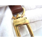 Louis Vuitton Leather Shoulder Strap For Bag Crossbody Women Brown — view 4