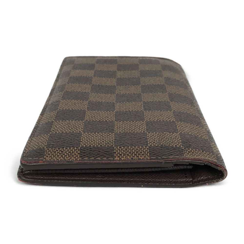 Louis Vuitton Damier Portefeuille Brother Bifold Long Wallet Brown — view 5