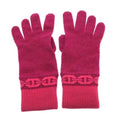 Hermes Knit Gloves Red