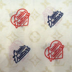 Louis Vuitton Virgil Abloh NIGO Collaboration Handkerchief Bandana Heart — view 4