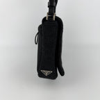 Prada Shoulder Bag Black Wool Vintage — view 5