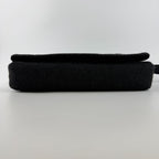 Prada Shoulder Bag Black Wool Vintage — view 8
