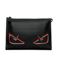 Fendi Clutch Black Bugs