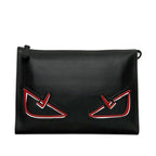 Fendi Clutch Black Bugs