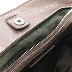 Prada Tote Bronze Leather Vittelo Daino — view 9