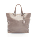 Prada Tote Bronze Leather Vittelo Daino