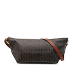 Saint Laurent Monogram Ysllogo Shoulder Bag Brown