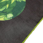 Hermes Shawl Rectangle Silk Brown and Green — view 3