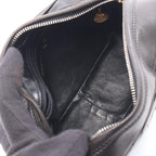 Chanel Shoulder Bag Triple CC Logo Black Lambskin Coco Fringe Mini — view 3