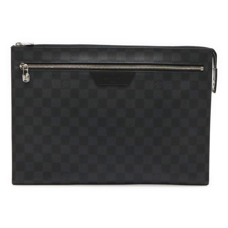 Louis Vuitton Damier Graphite Pochette 24 H Second Bag Clutch — view 2
