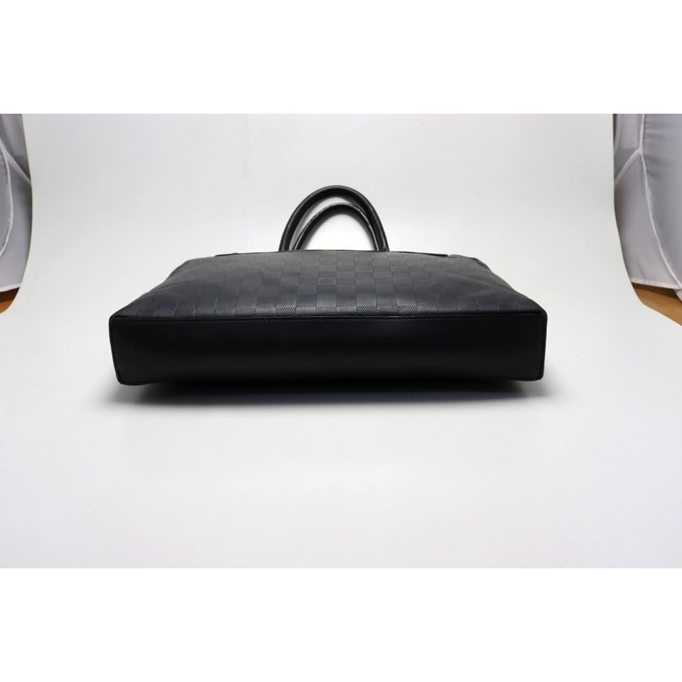 Louis Vuitton Damier Infini Pdj NM Porte Documents Leather Business Briefcase — view 3