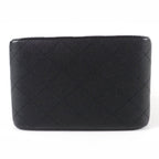 Chanel Caviar Leather Quilted CC Logo Mini Bucket Chain Shoulder Bag Black Gold — view 4