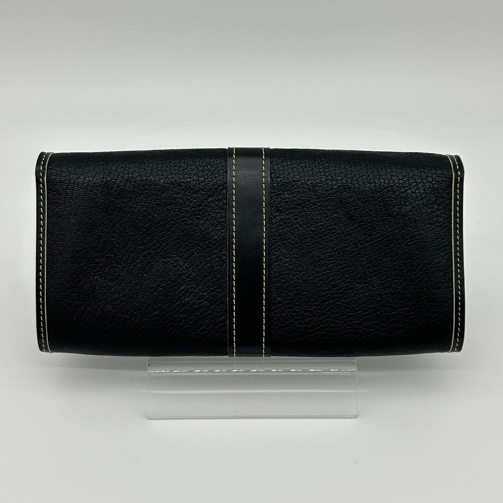 Louis Vuitton Suhali Portefeuille le Favori Wallet Fold Noir Black — view 3