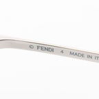 Fendi Sunglasses FF Pattern Silver Brown — view 4