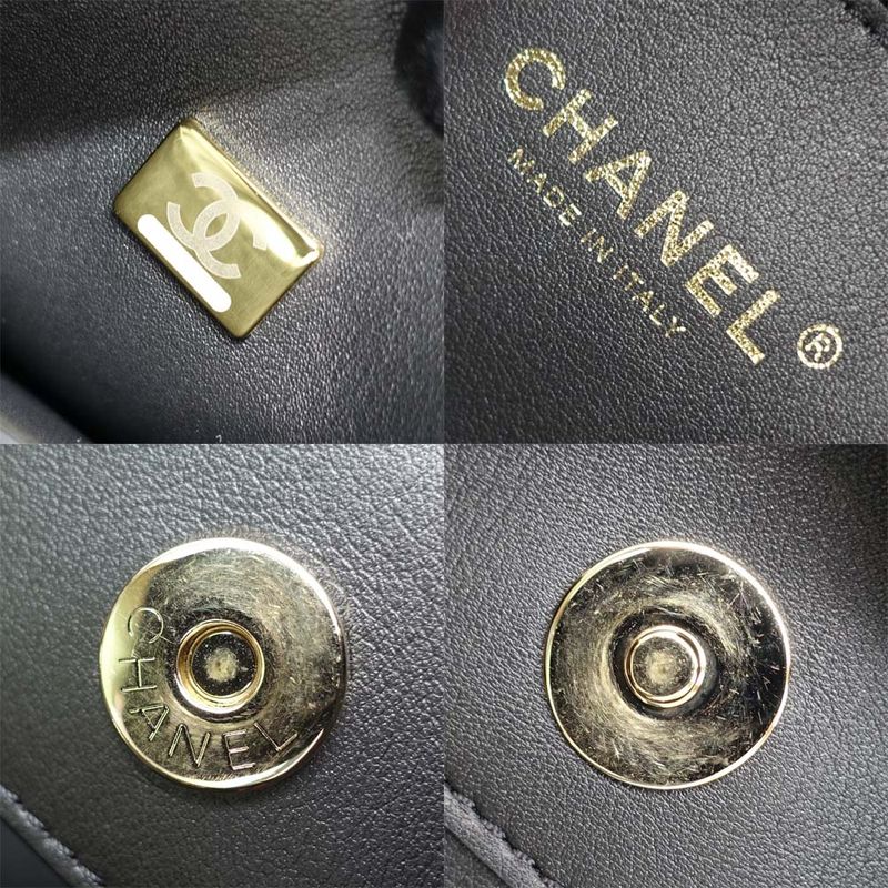 Chanel Large Shopping As4686 Leather BK Gdhardware — view 8