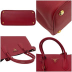 Prada 2 way Bag Red Fuoco Cuir Bn2775 — view 3