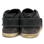Louis Vuitton Shoes Sneakers High Cut Men Leather Gray Damier Graphite — view 4