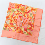 Louis Vuitton Carre 90 in The Passage Of Time Scarf Monogram Flower — view 2