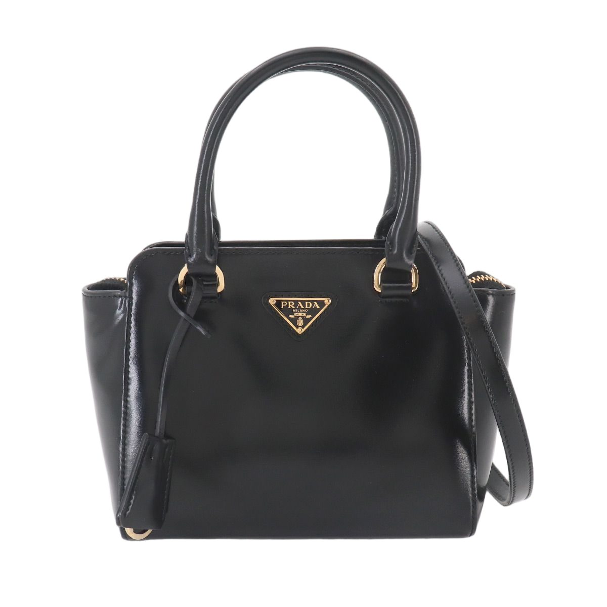 Prada 2-Way Leather Nero Black Shoulder