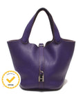 Hermes Handbag Silver Picotin Lock PM
