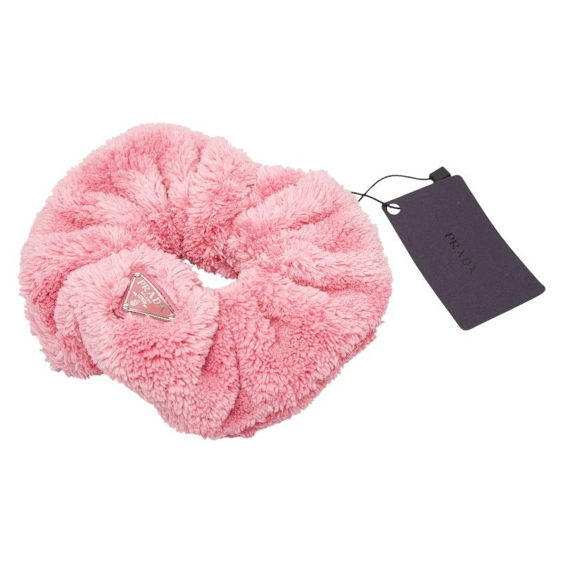 Prada Scrunchie Hair Pink Fur