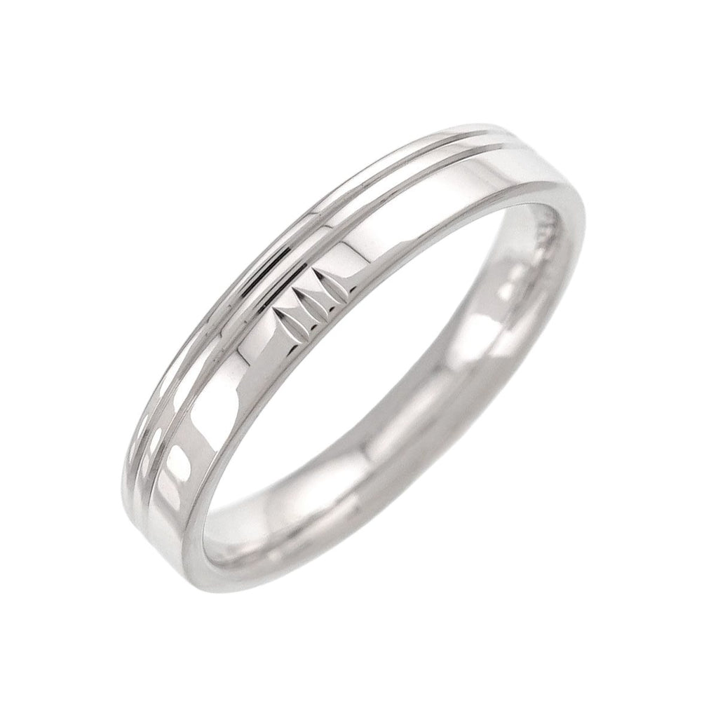Hermes Alliance Kelly 58 Ring 18k WG White Gold 750