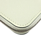 Hermes Long Azap Silk Inn Vaux Epson Vert Fizz Silver Hardware — view 4