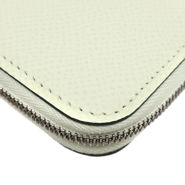 Hermes Long Azap Silk Inn Vaux Epson Vert Fizz Silver Hardware — view 4