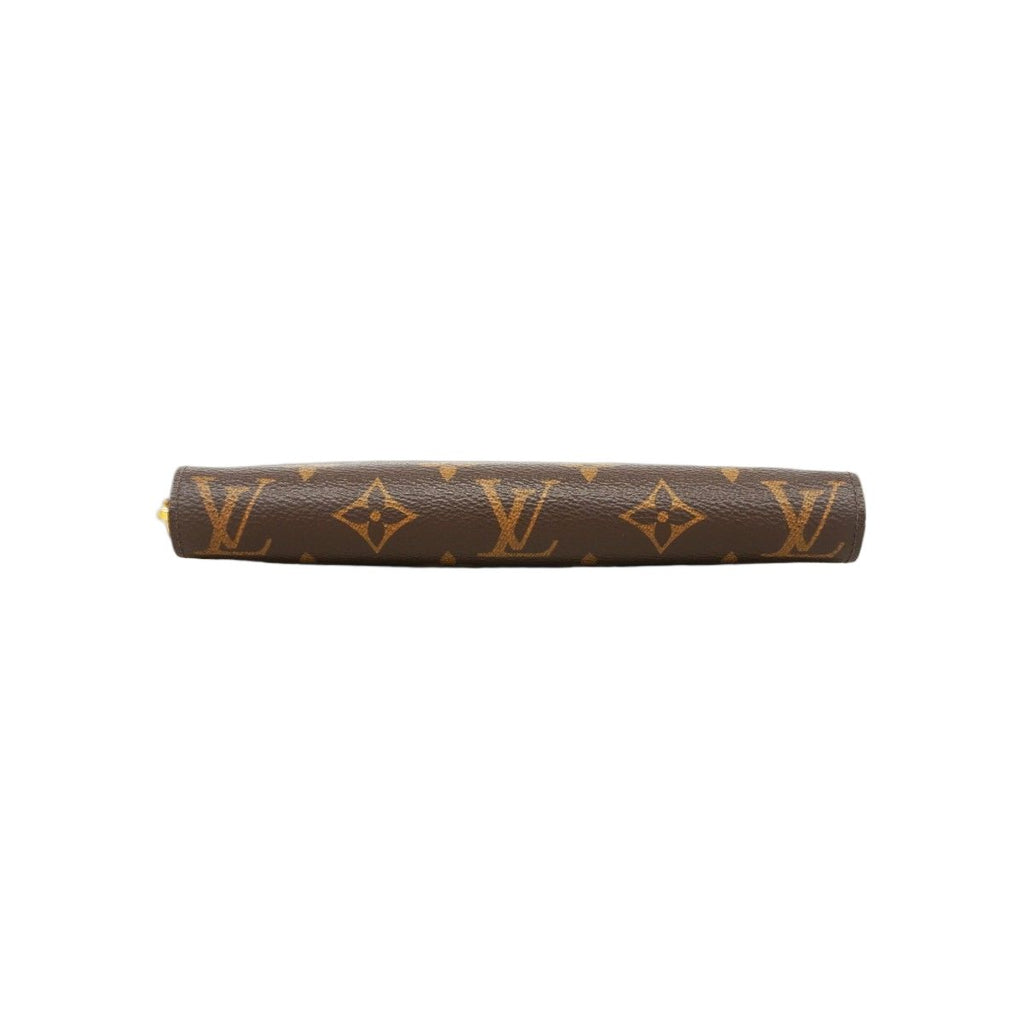 Louis Vuitton Wallet Monogram Zippy Brown Coquelicot — view 2