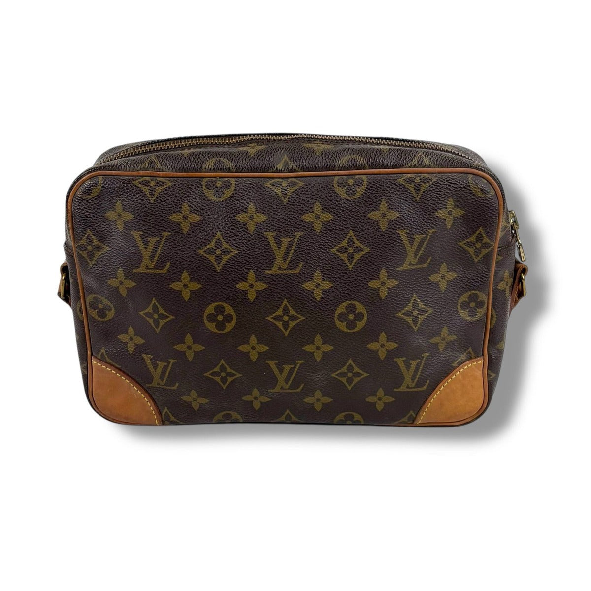 Louis Vuitton Trocadero 27 Mini Shoulder Bag Brown Monogram Leather — view 3